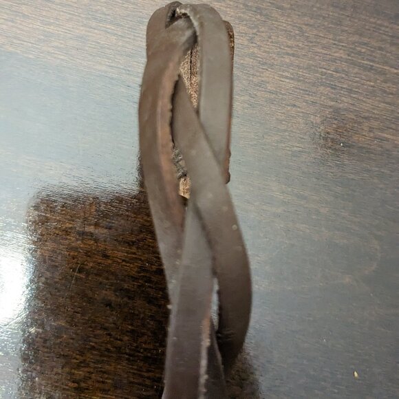 2Pc Men's Women Brown Bracelet Leather - Picture 8 of 8